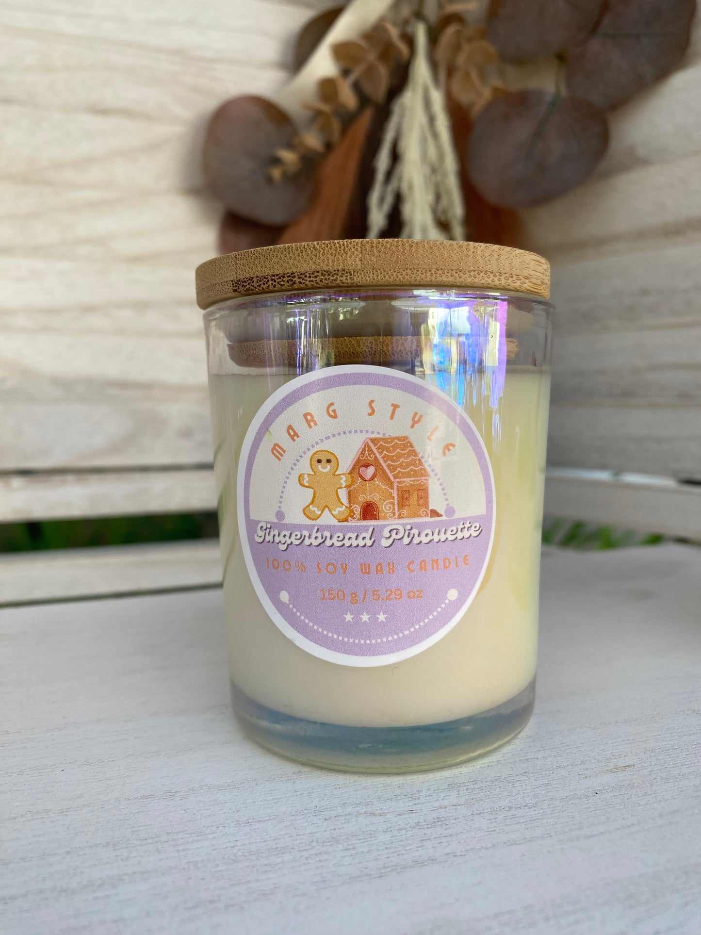 Gingerbread Pirouette Mini 150g / 5.29 oz. 100% Soy Wax