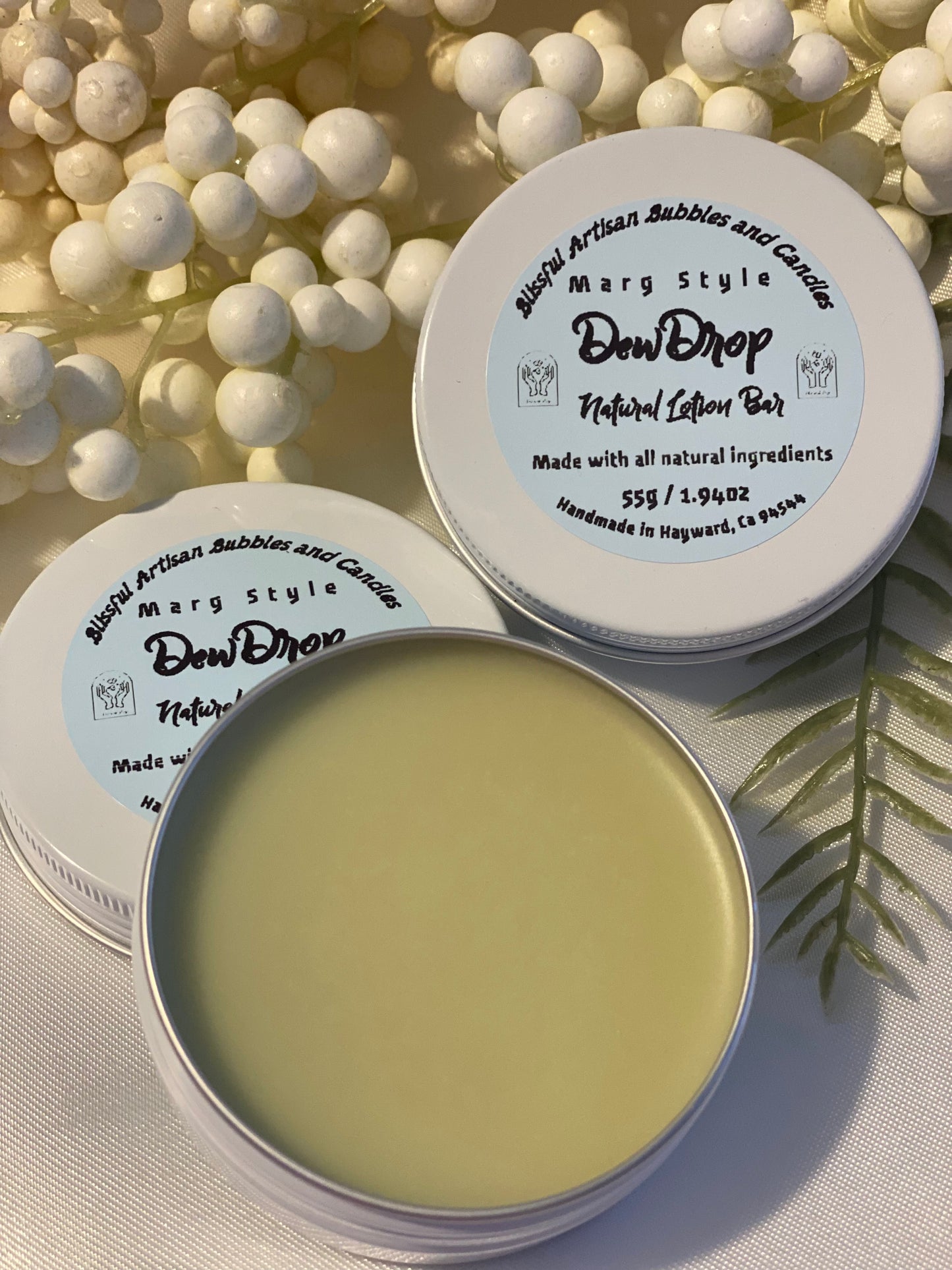 DewDrop Natural Lotion Bar
