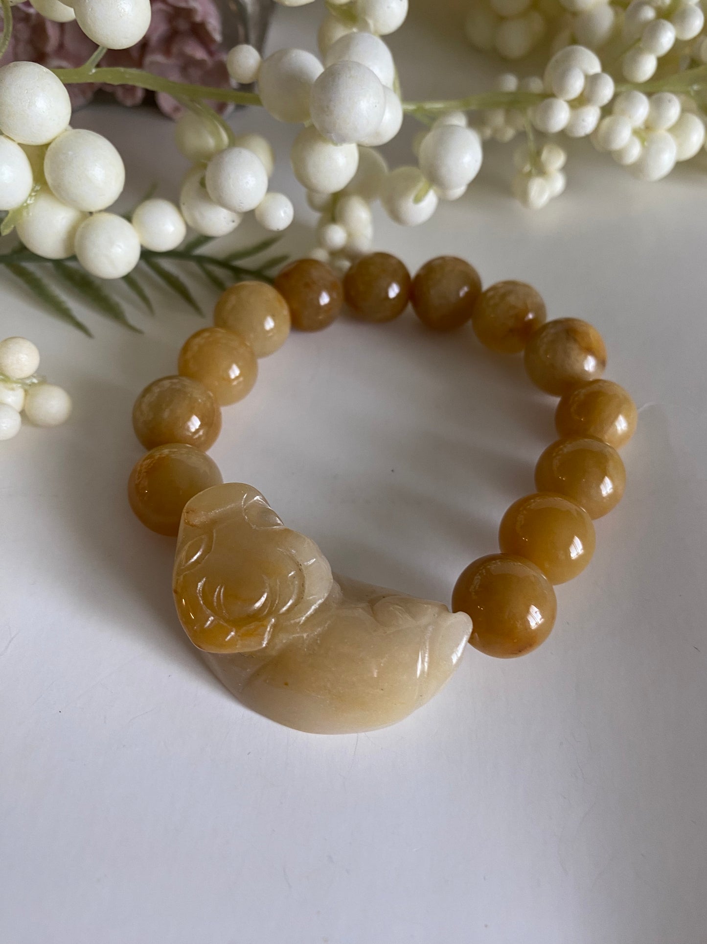 Dragon Jade beads bracelet