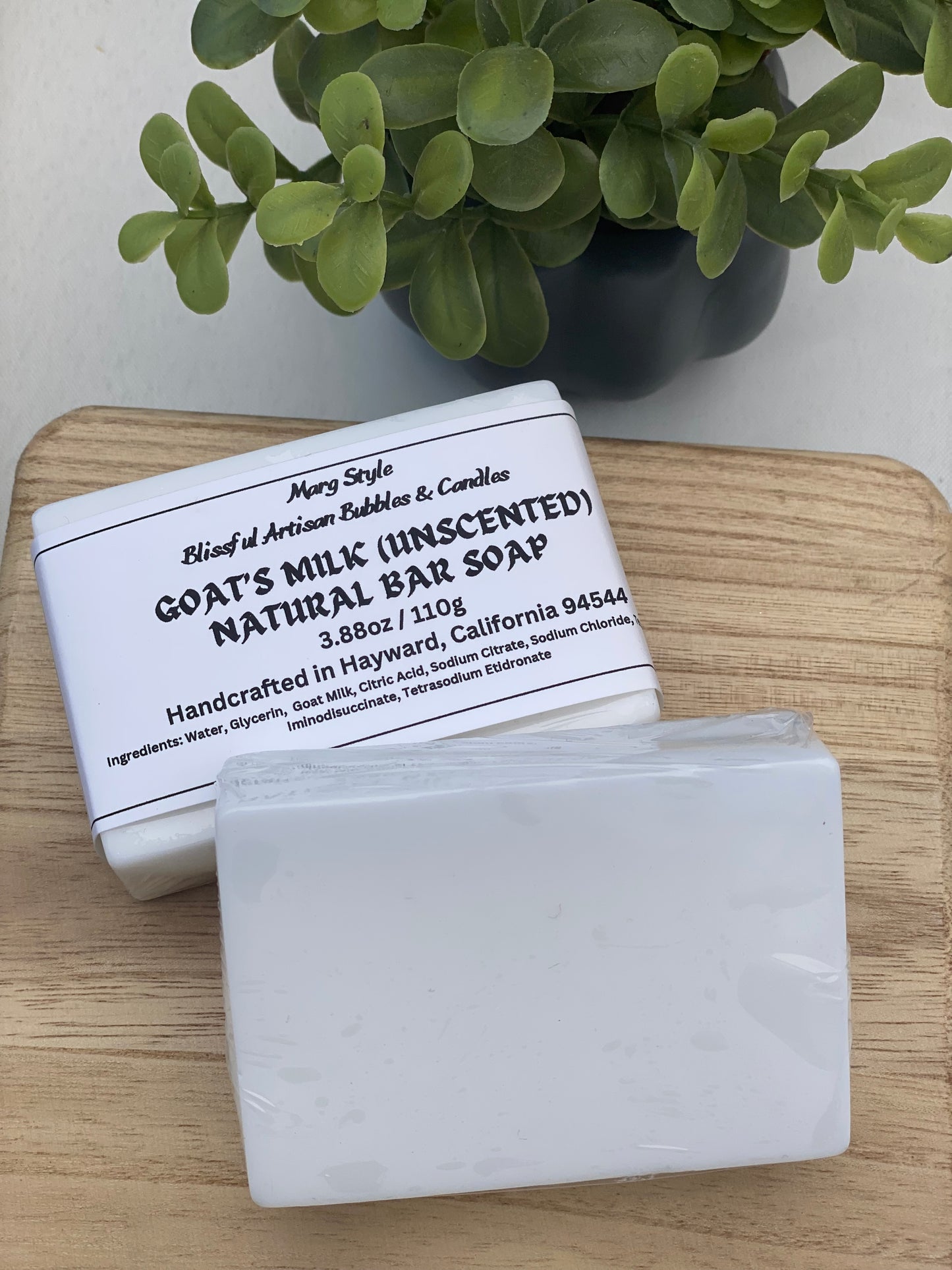 Glycerin Bar Soap Goat’s Milk (Unscented)