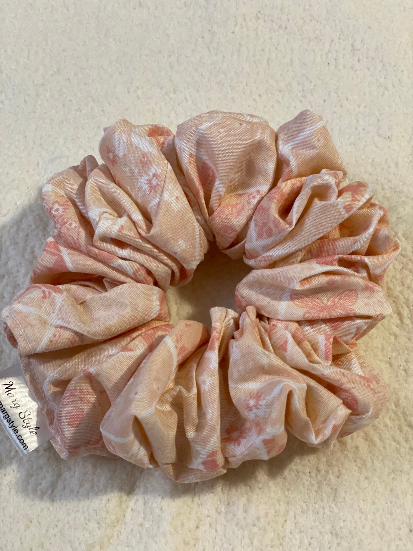 “Pretty in Peach” Jumbo Scrunchie