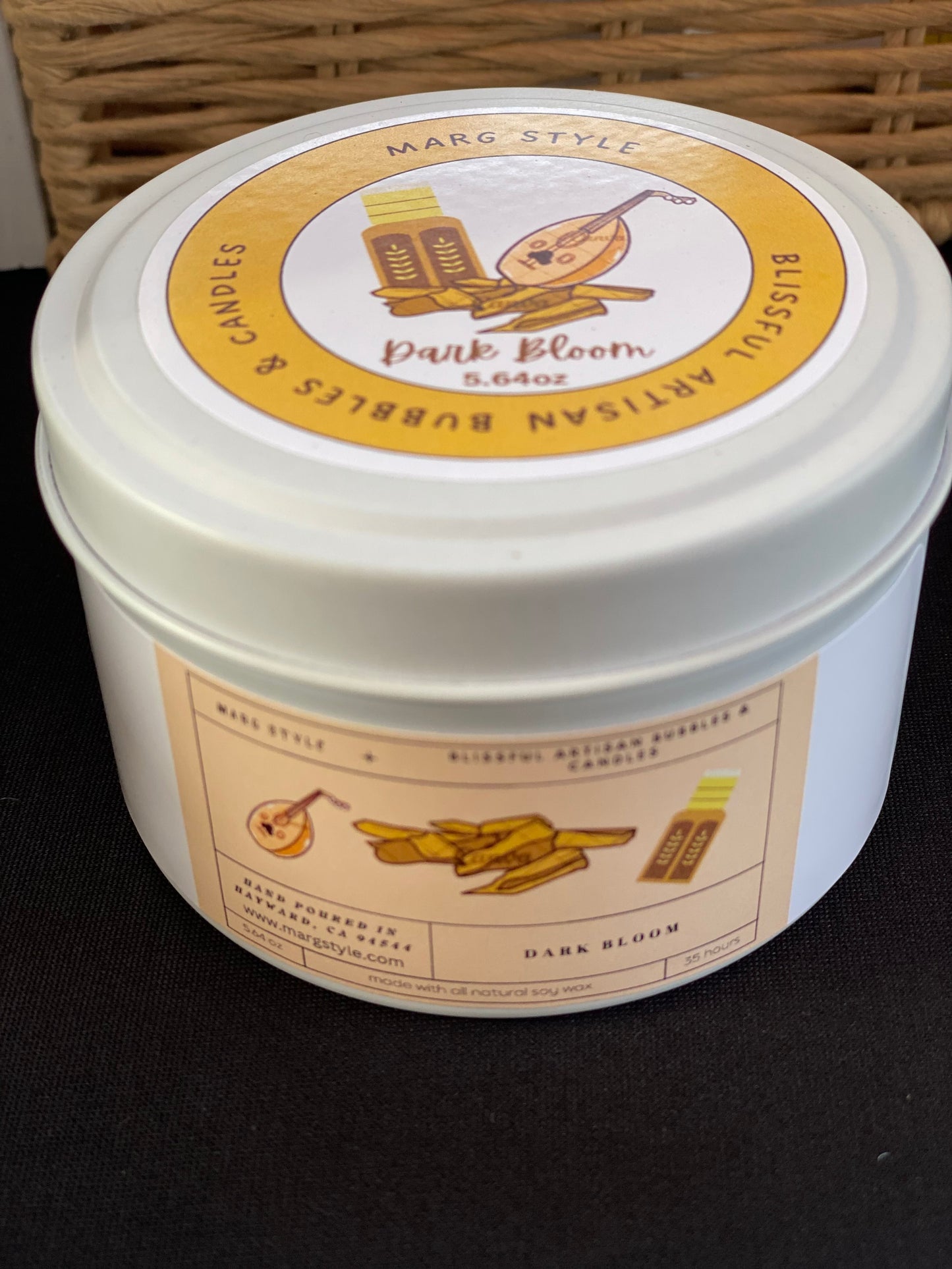 Dark Bloom Natural Soy Candle