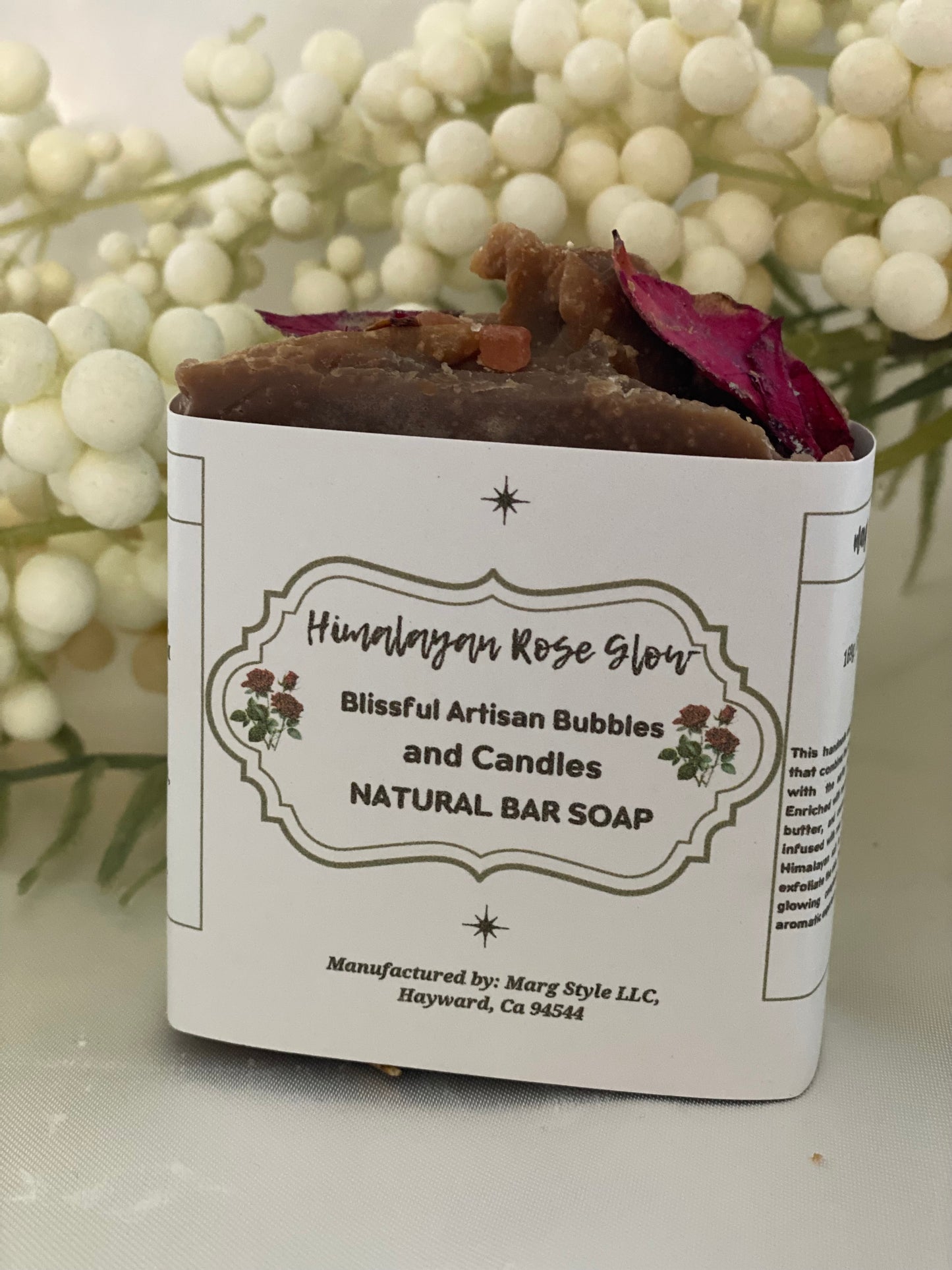 Himalayan Rose Glow All Natural Bar Soap