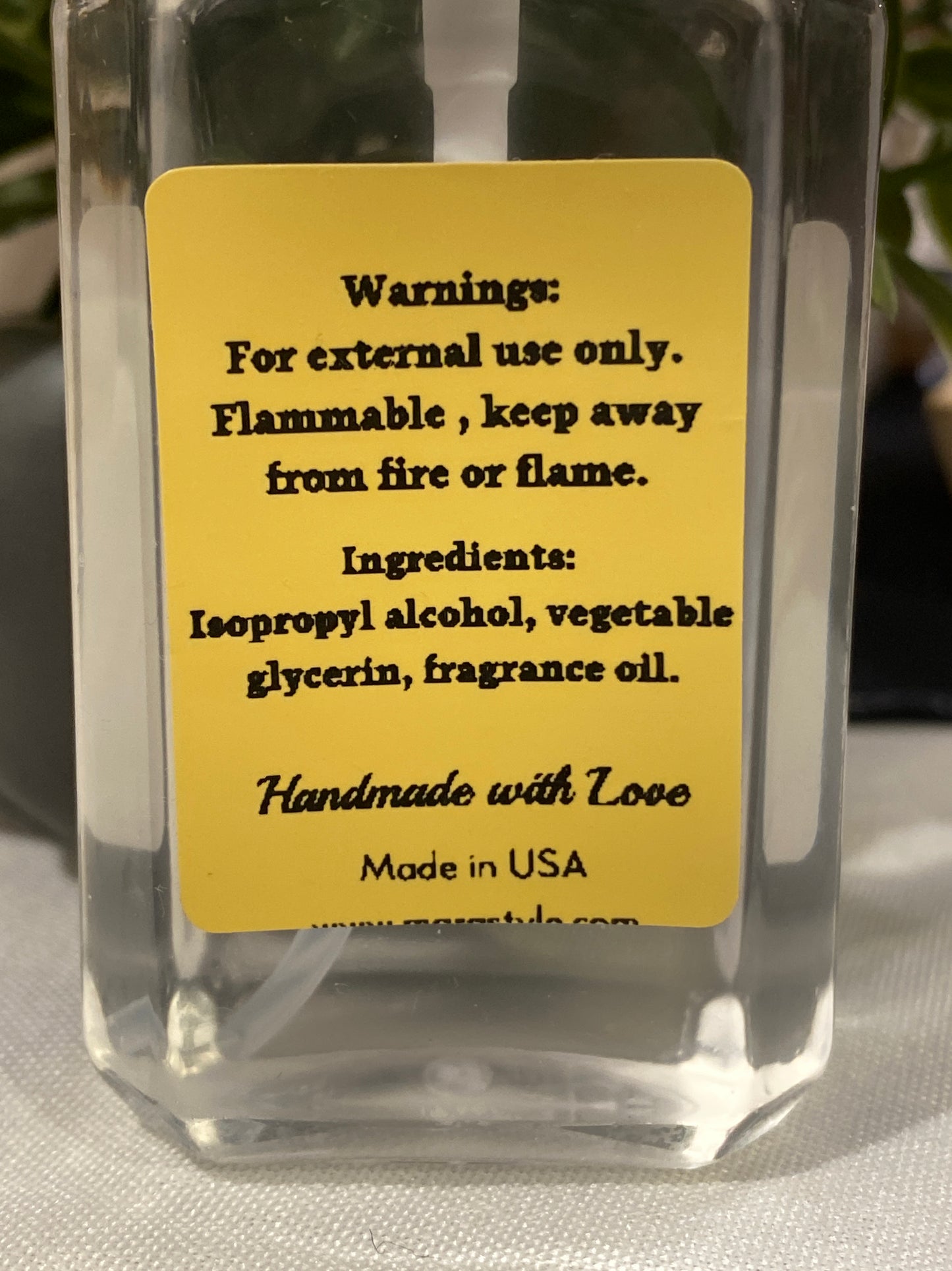 Lemon Meringue Alcohol Hand Sanitizer Spray