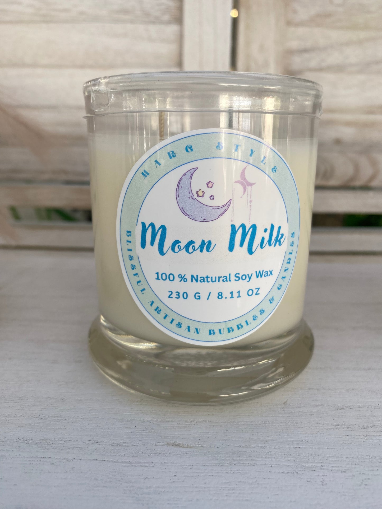 Moon Milk 230g / 8.11 oz 100% Soy Wax