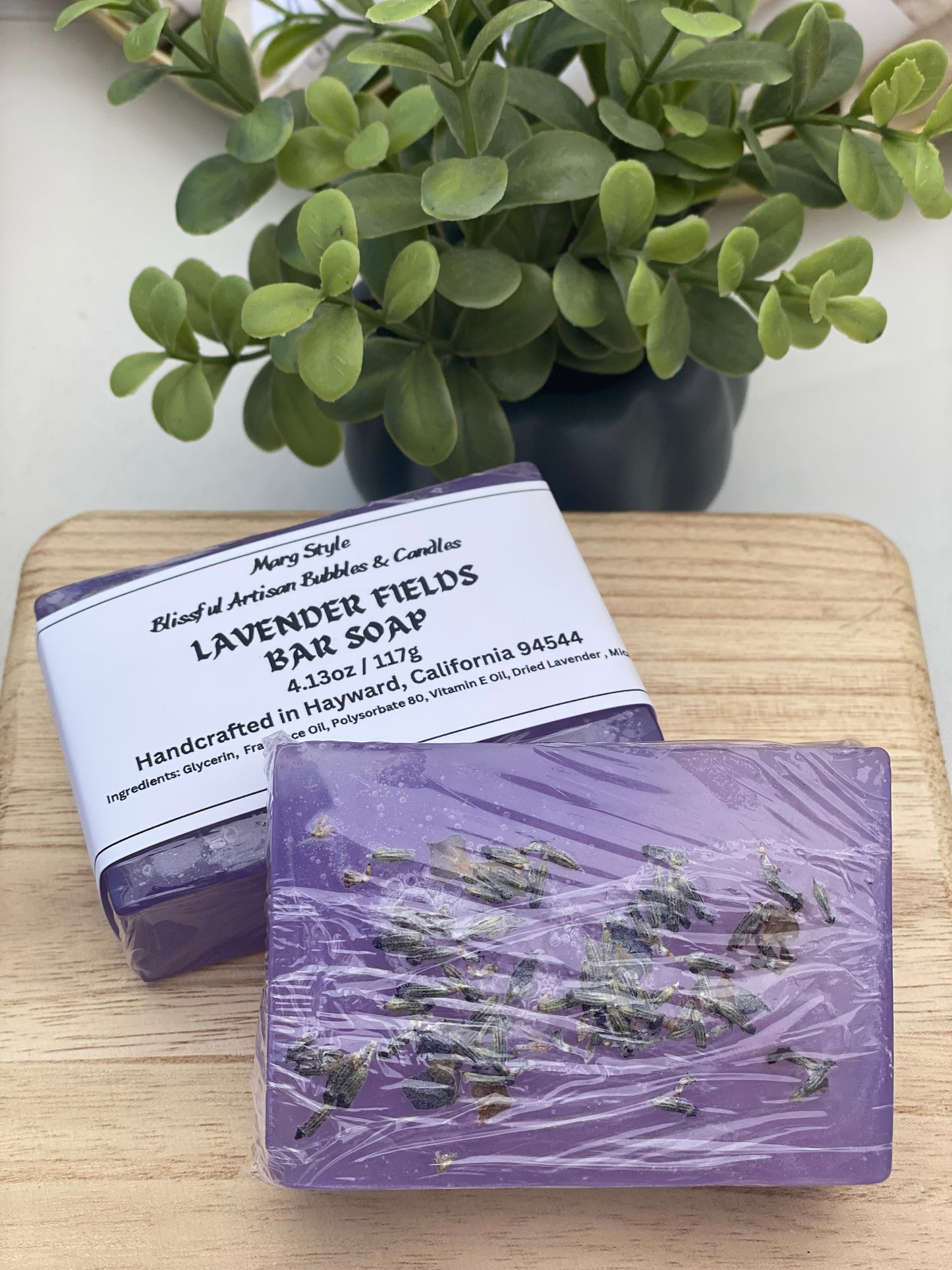 Glycerin Bar Soap Lavender Fields