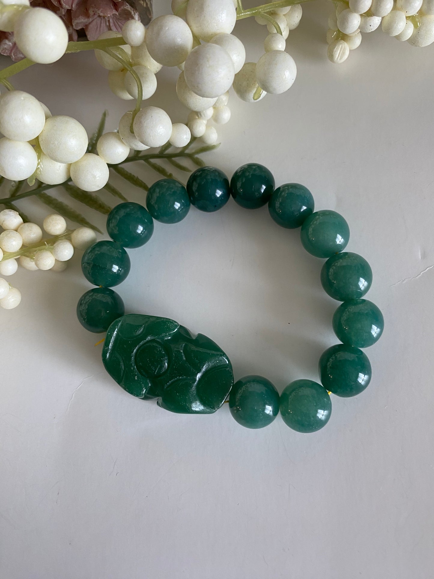 Dragon Jade beads bracelet