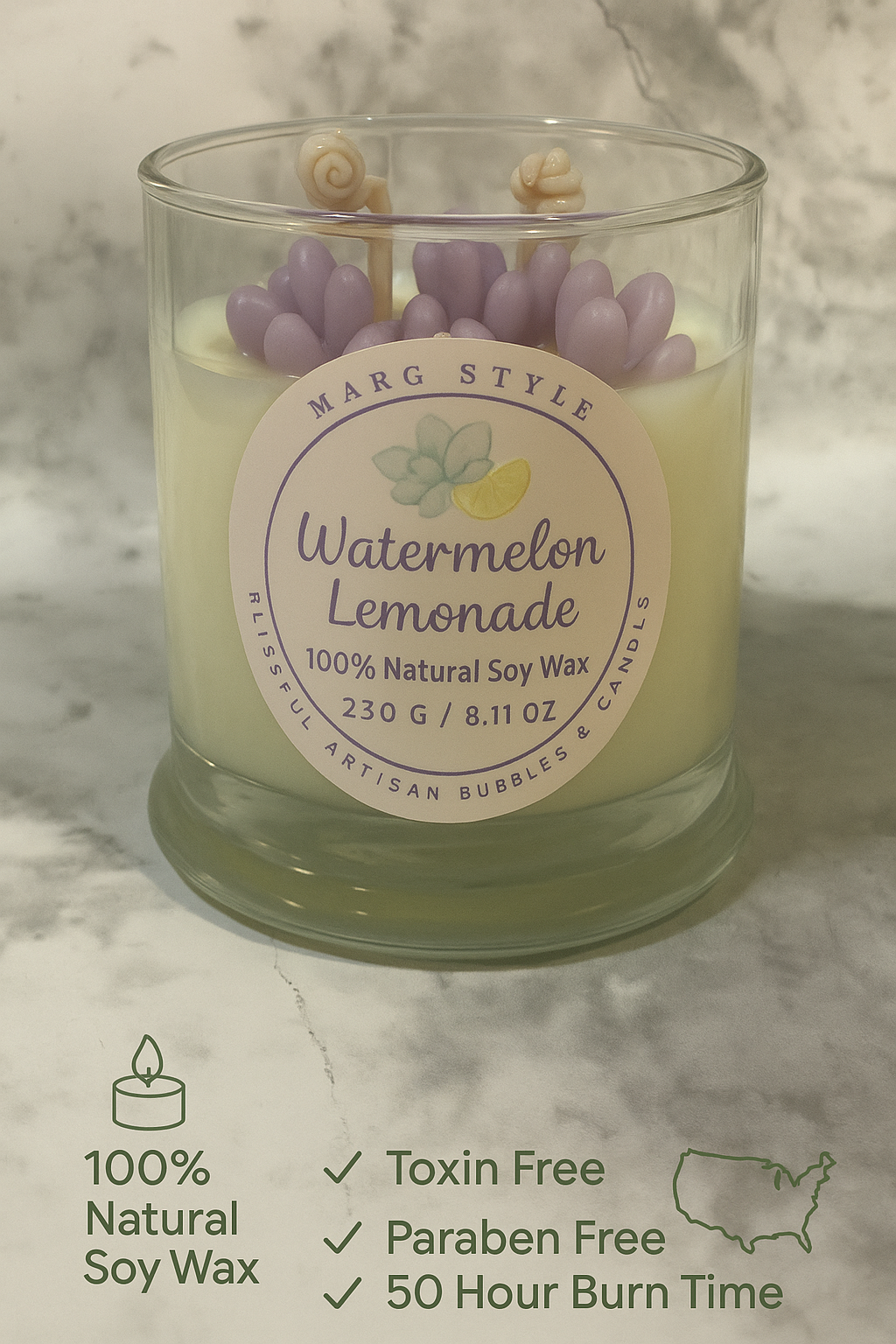 Watermelon Lemonade (Succulent Embeds) 8.11oz