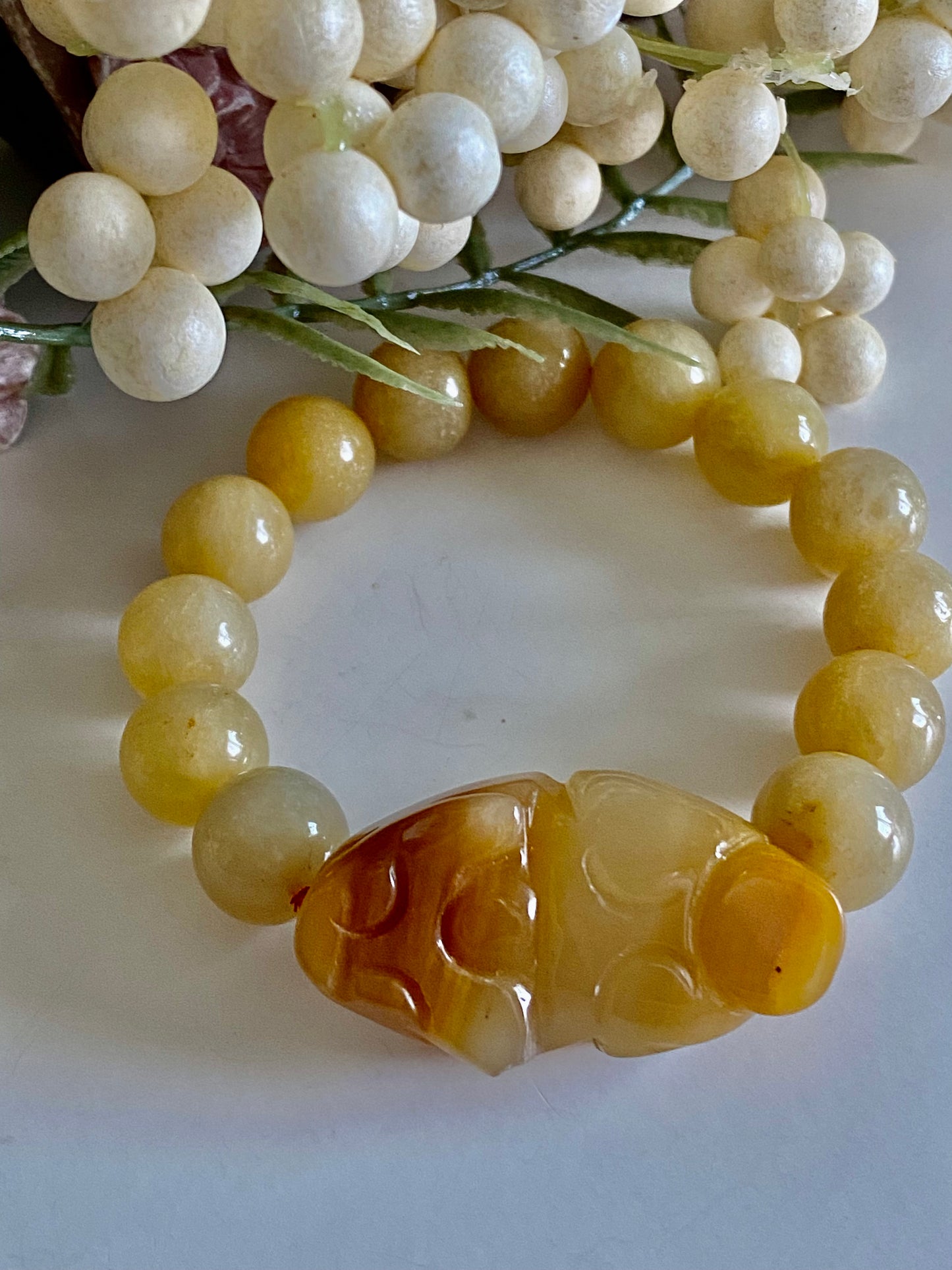 Dragon Jade beads bracelet