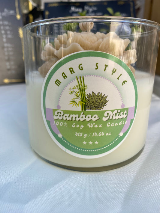 Bamboo Mist 100% Soya Wax 415g/14.67 oz