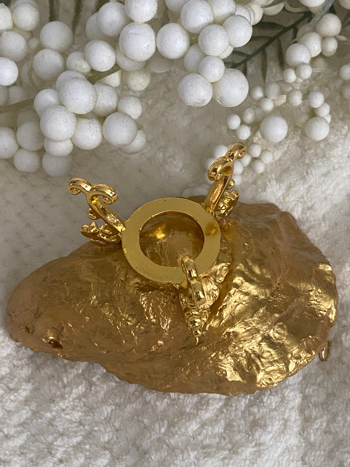 Oyster Trinket Dish (Chartreuse)