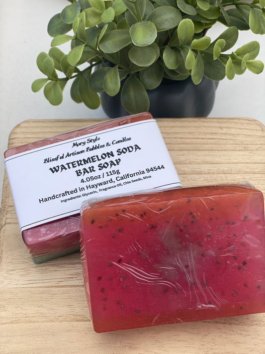 Glycerin Bar Soap Watermelon Soda