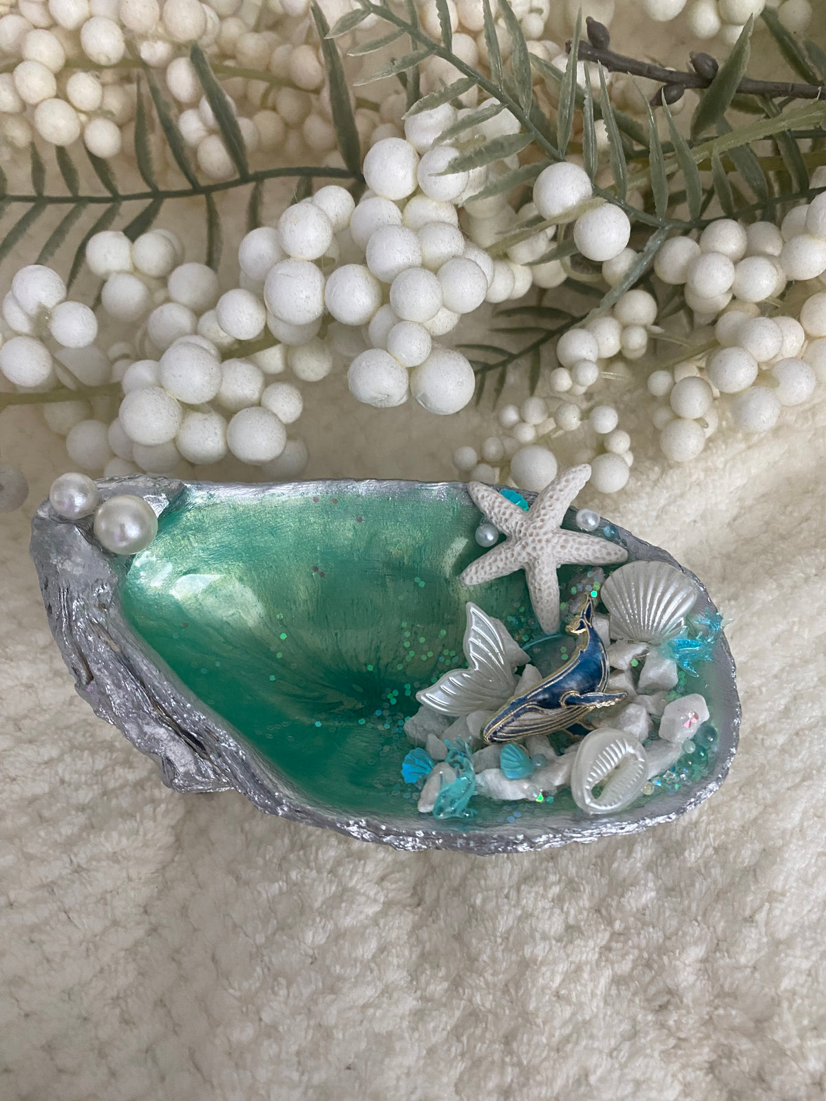 Oyster Trinket Dish (Silver)