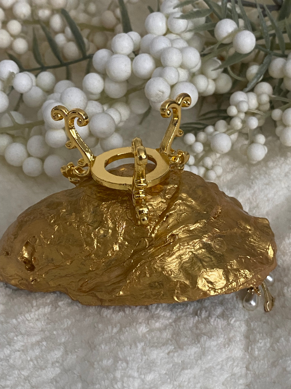 Oyster Trinket Dish (Chartreuse)