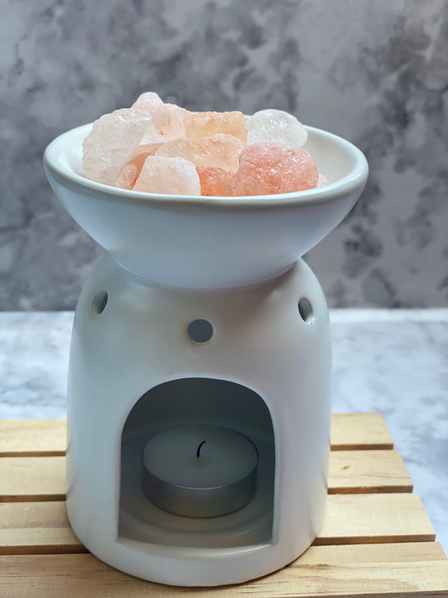 Air Purifying Himalayan Salt Crystals with Warmer