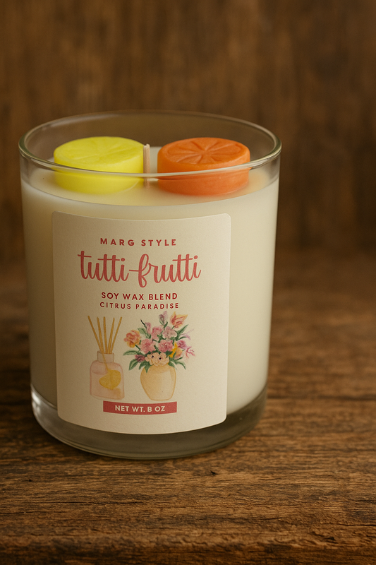 Tutti Frutti Soy Wax Blend Candle 8oz