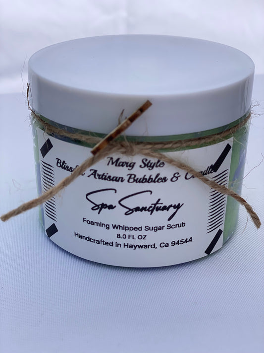 Foaming Whipped Sugar Scrub 8 oz