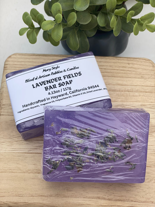 Glycerin Bar Soap Lavender Fields