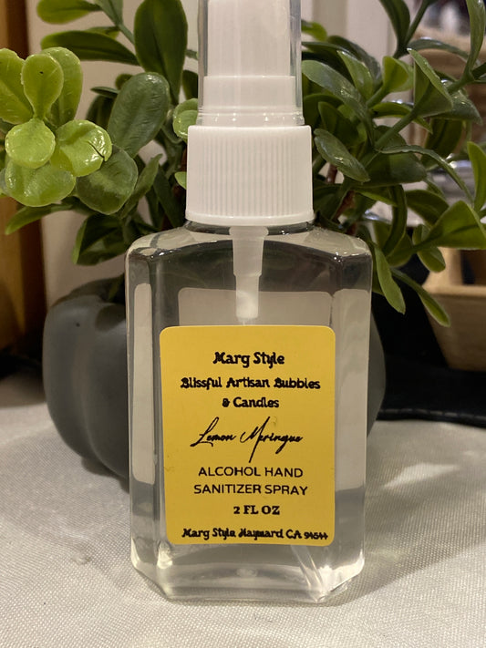 Lemon Meringue Alcohol Hand Sanitizer Spray