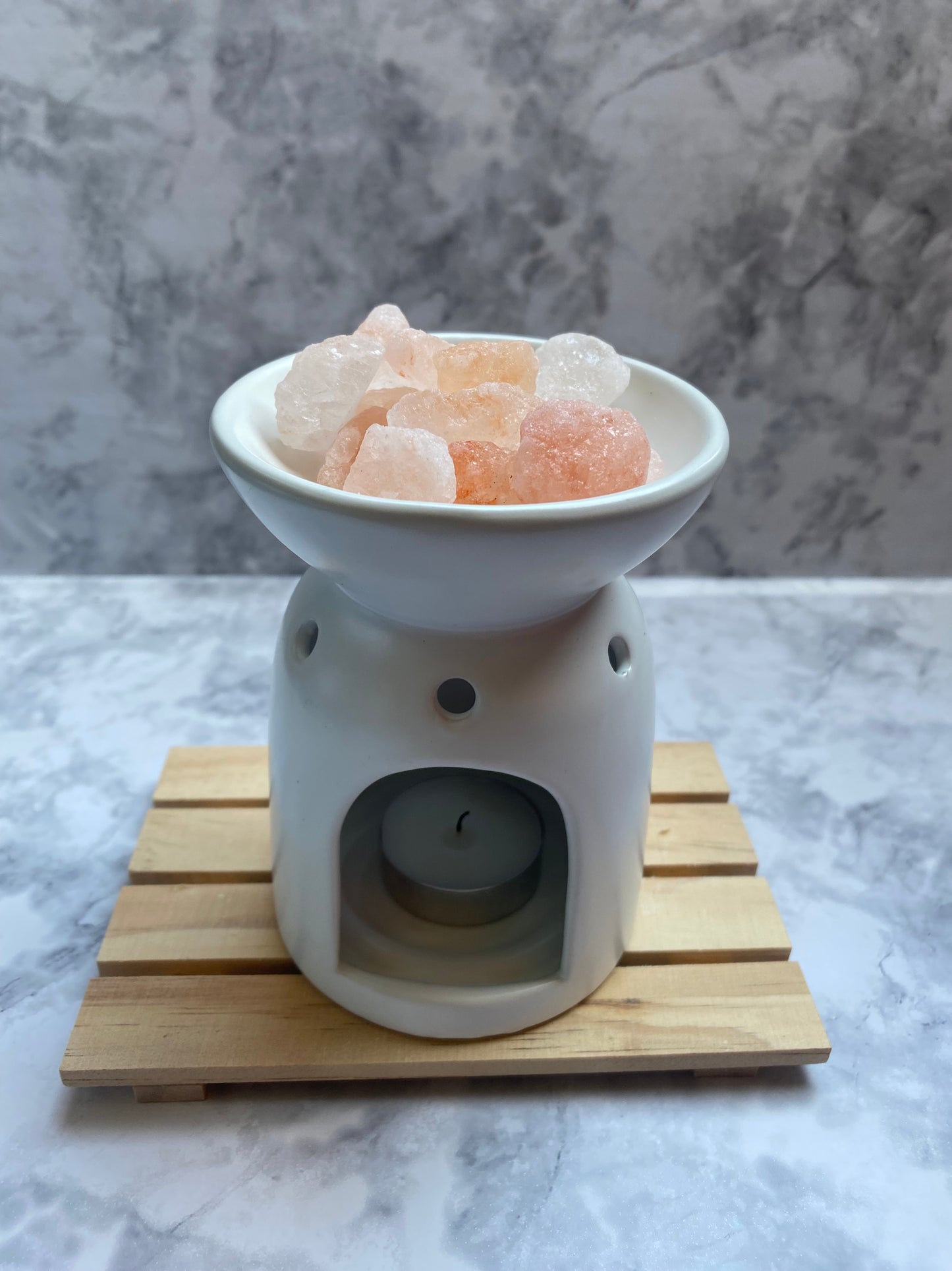 Air Purifying Himalayan Salt Crystals with Warmer