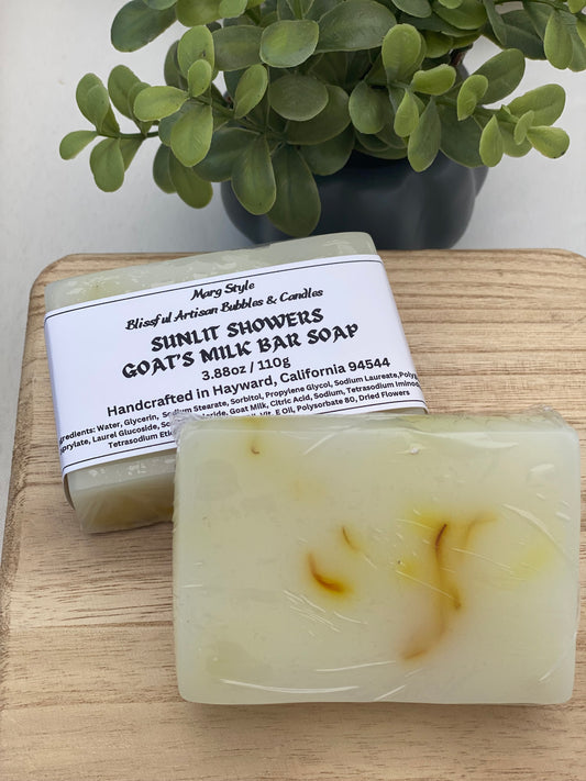 Glycerin Bar Soap  Sunlit Showers